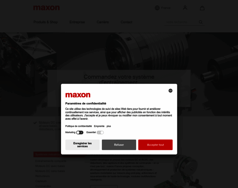 Maxonmotor.fr thumbnail