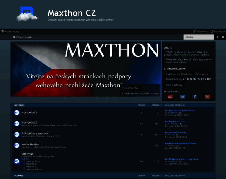 Maxthon.cz thumbnail