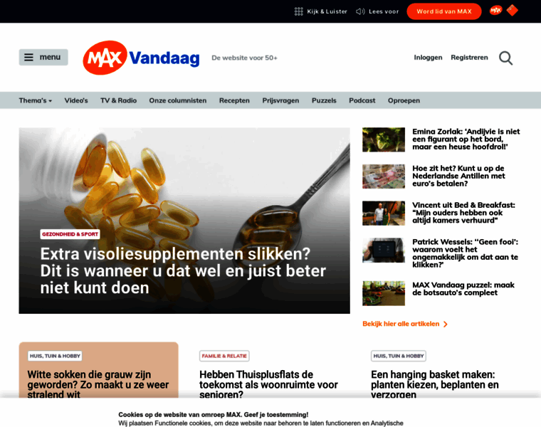 Maxvandaag.nl thumbnail