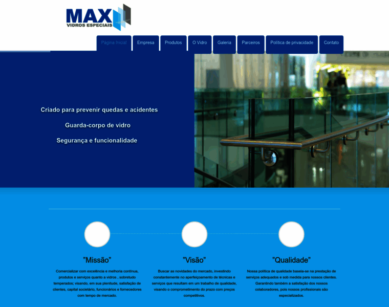 Maxvidros.ind.br thumbnail