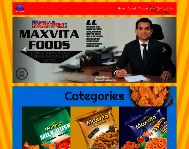 Maxvitafoods.com thumbnail