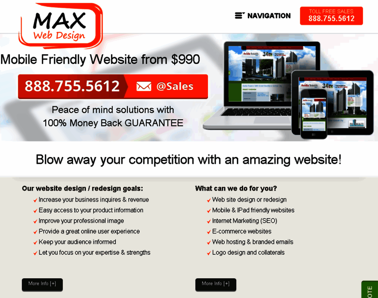 Maxwebdesign.com thumbnail
