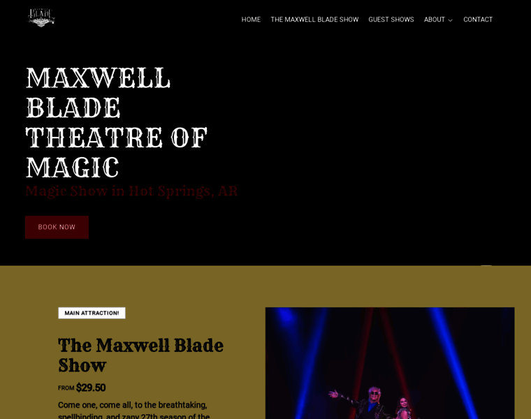 Maxwellblade.com thumbnail