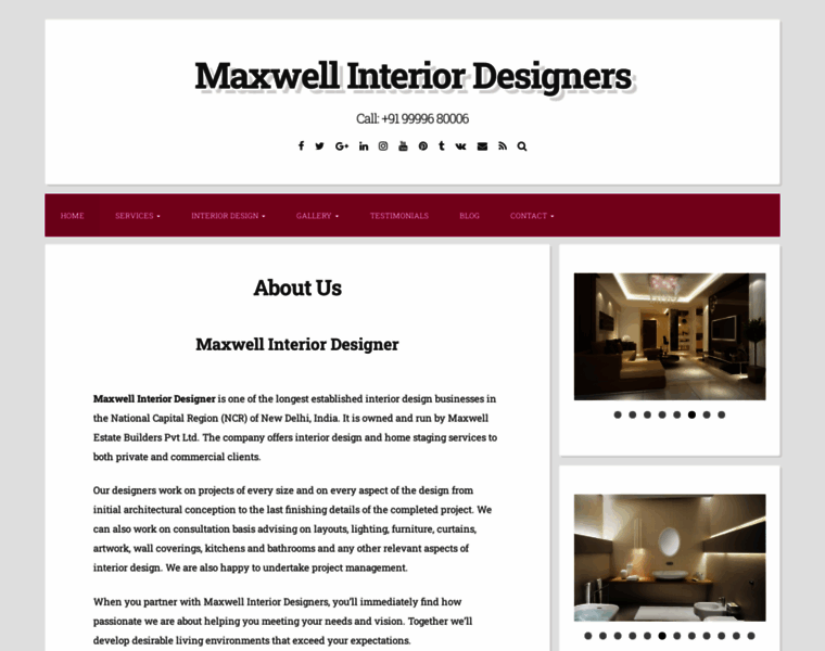 Maxwellinterior.com thumbnail