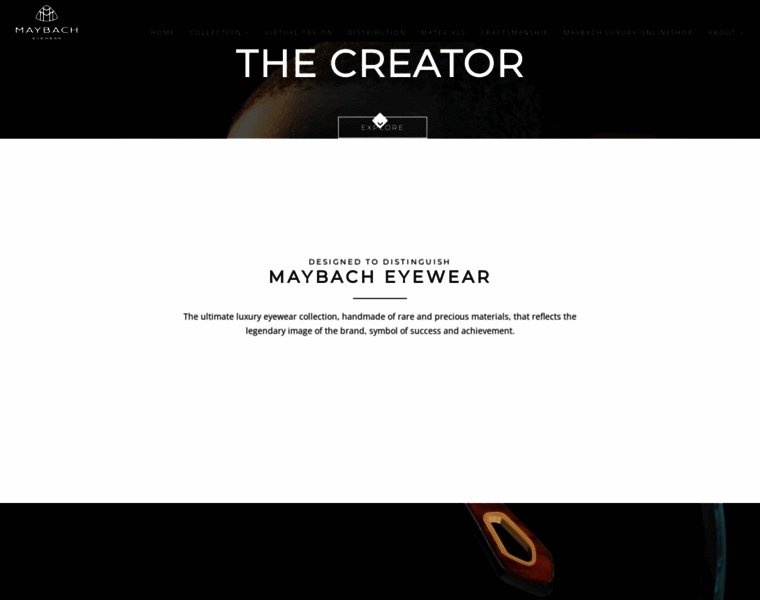 Maybach-eyewear.com thumbnail