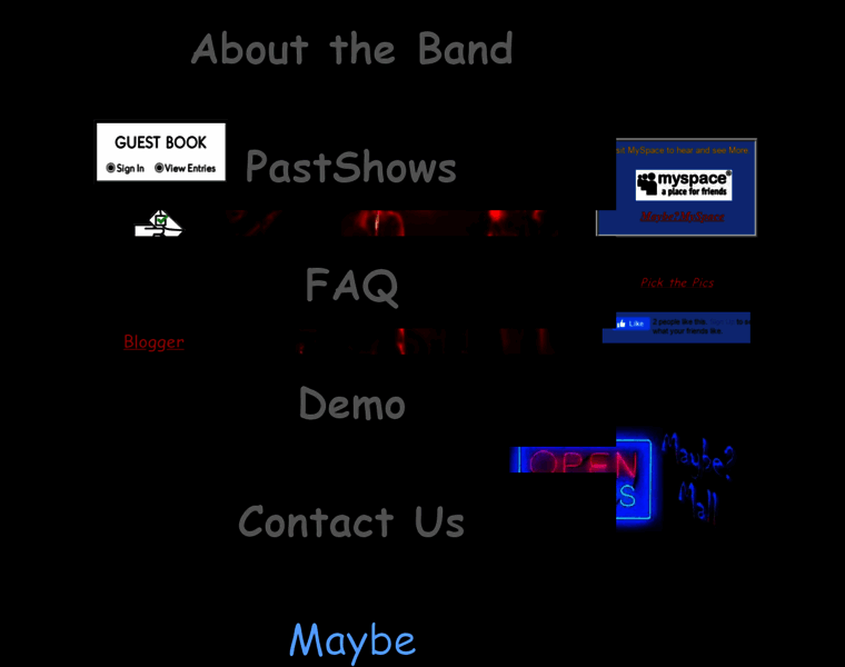 Maybeband.com thumbnail