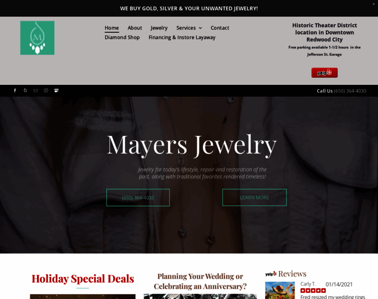 Mayersjewelers.net thumbnail