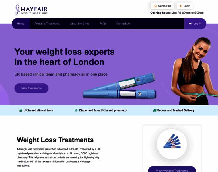 Mayfairweightlossclinic.co.uk thumbnail