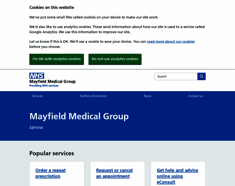 Mayfieldmedical.co.uk thumbnail
