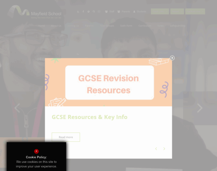 Mayfieldschool.net thumbnail