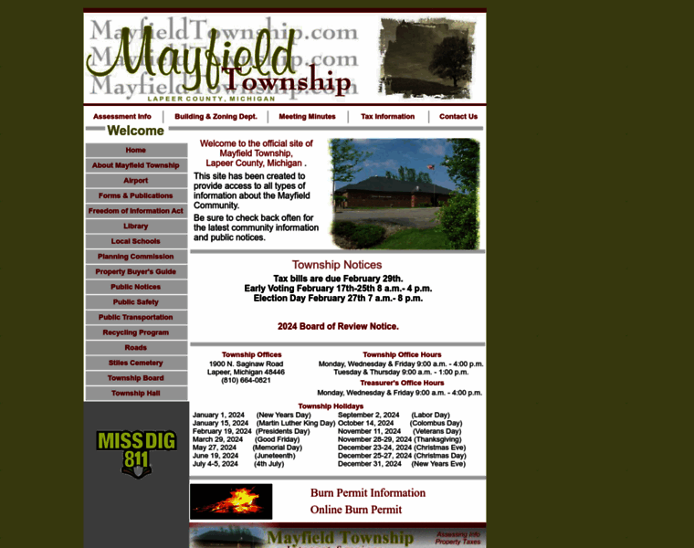 Mayfieldtownship.com thumbnail