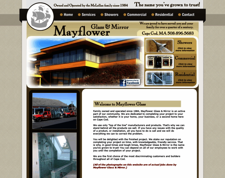 Mayflowerglassandmirror.com thumbnail