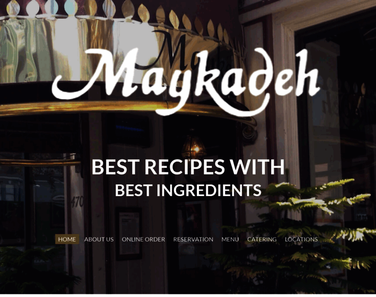 Maykadehrestaurant.com thumbnail