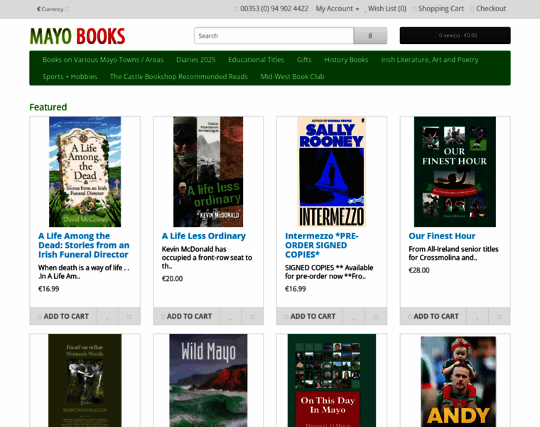 Mayobooks.ie thumbnail Mayobooks.ie thumbnail