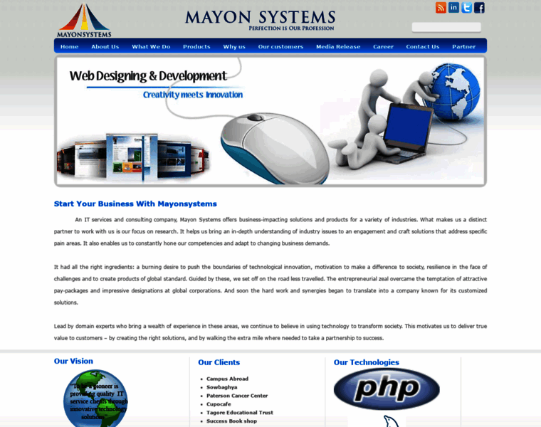 Mayonsystems.com thumbnail