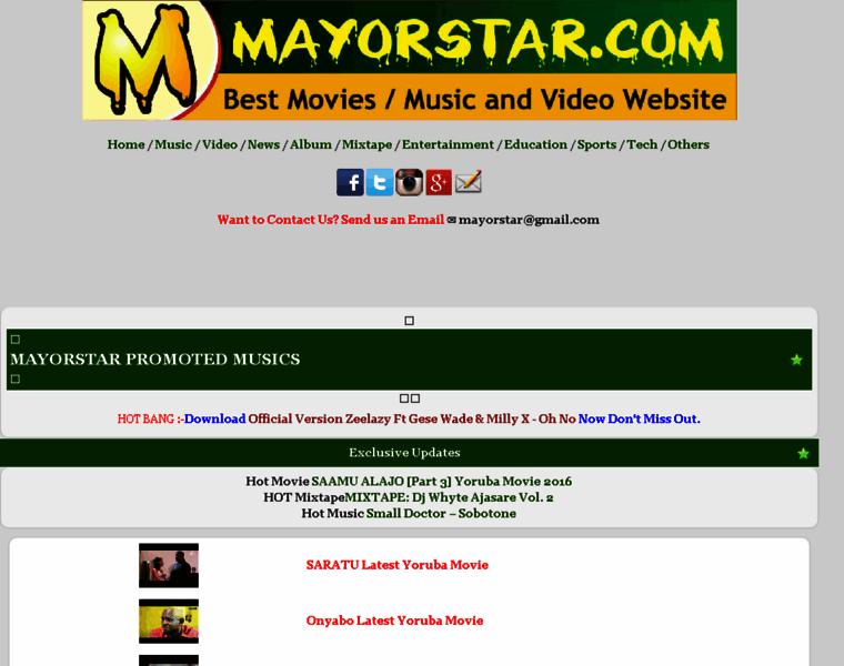 Mayorstar.com thumbnail