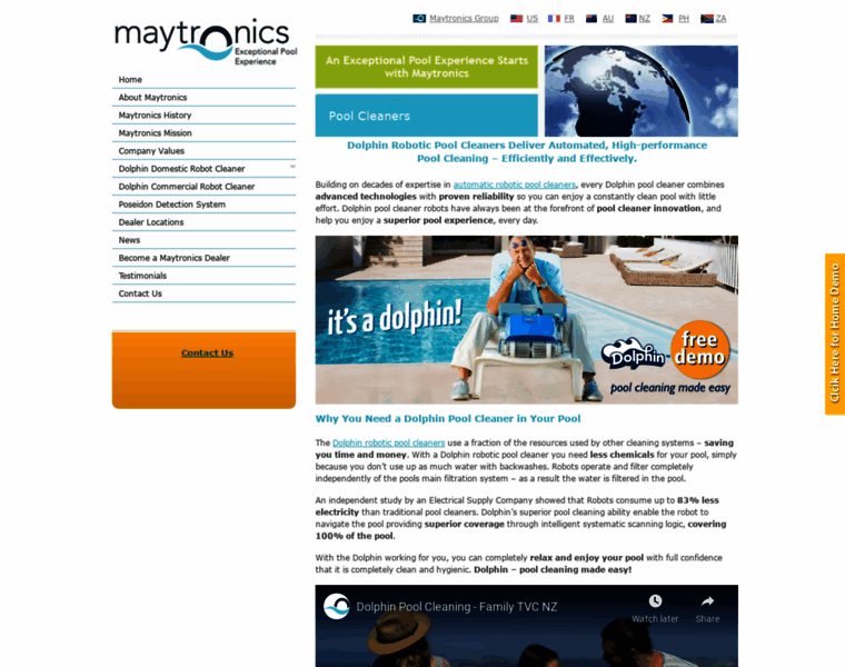 Maytronics.co.nz thumbnail