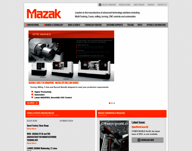 Mazak.com.sg thumbnail