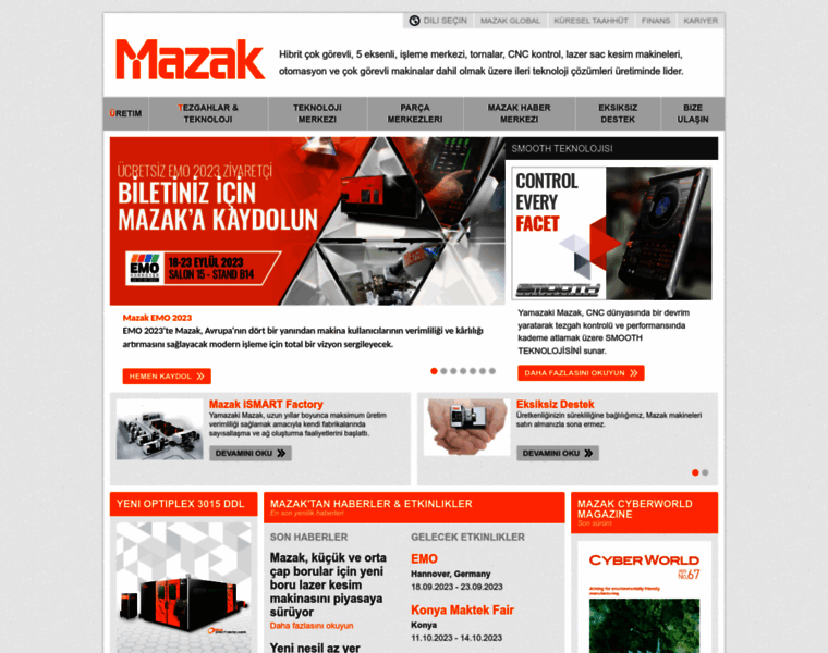 Mazak.com.tr thumbnail