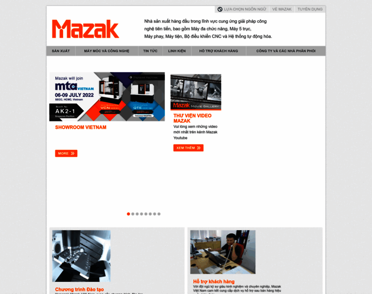 Mazak.com.vn thumbnail