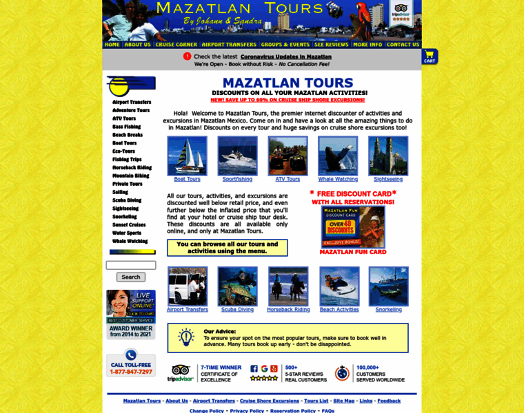 Mazatlantours.org thumbnail