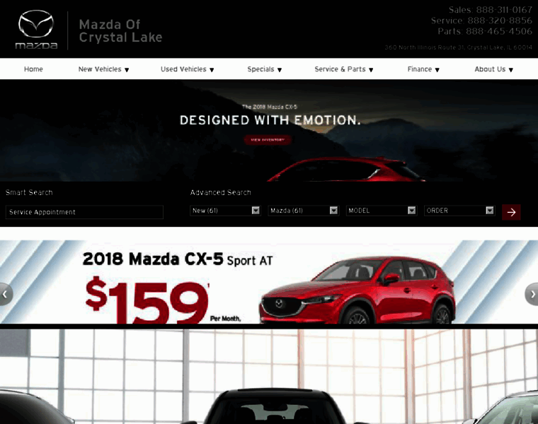 Mazdaofcrystallake.com thumbnail