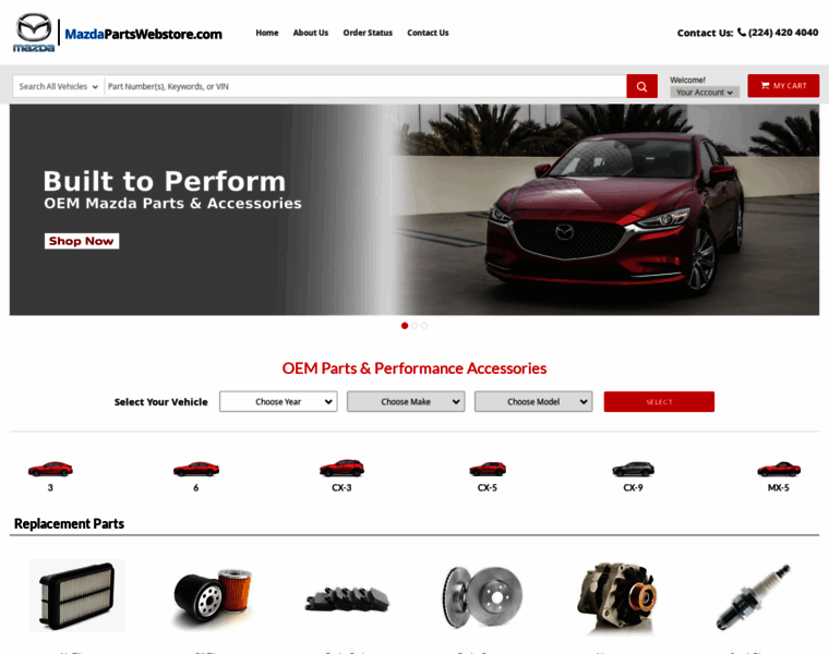 Mazdapartswebstore.com thumbnail