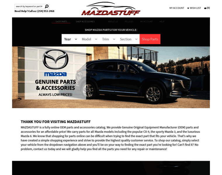 Mazdastuff.com thumbnail