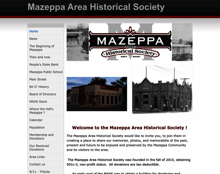 Mazeppahistoricalsociety.org thumbnail