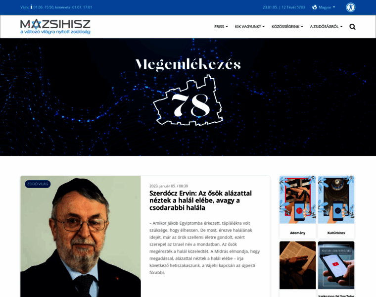 Mazsihisz.com thumbnail