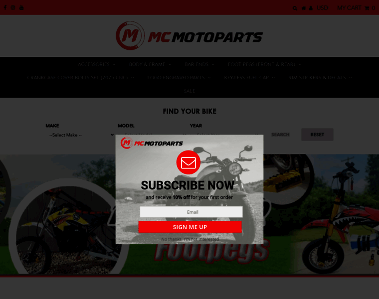 Mc-motoparts.com thumbnail