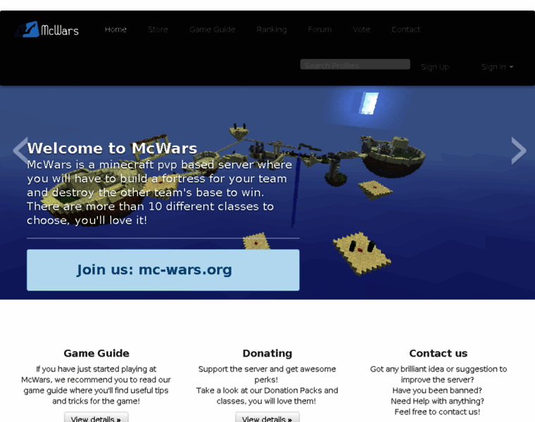 Mc-wars.org thumbnail