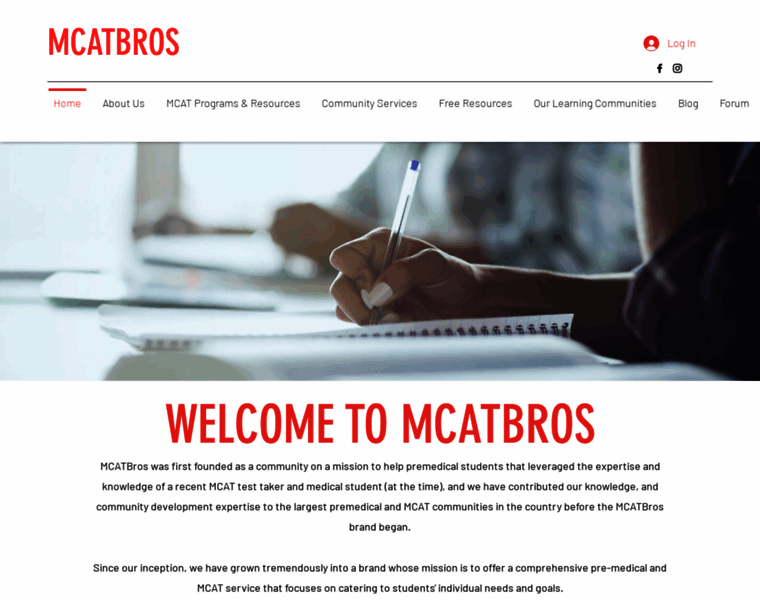 Mcatbros.com thumbnail