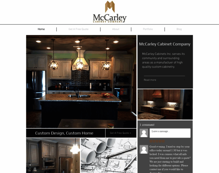 Mccarleycabinets.com thumbnail