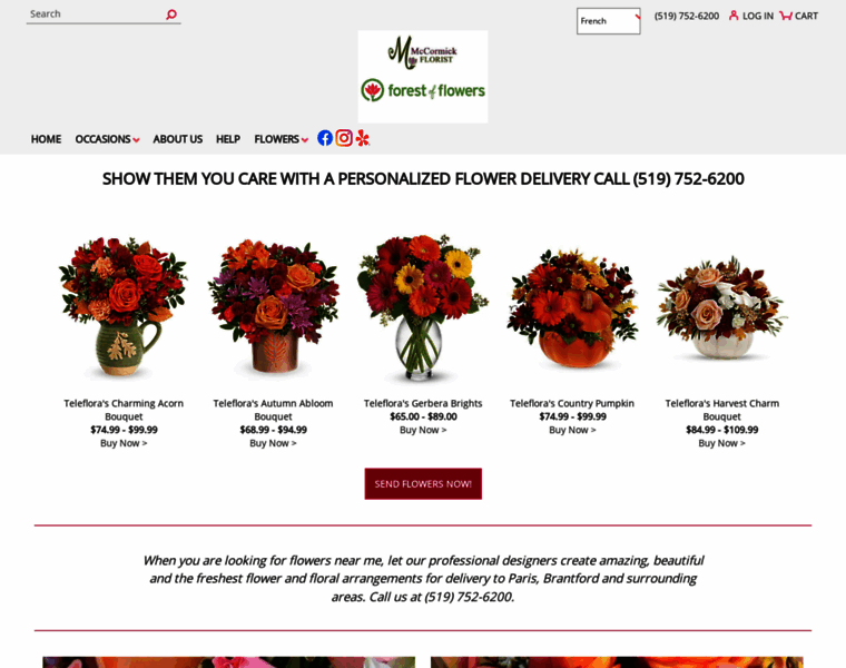 Mccormickflorist.ca thumbnail