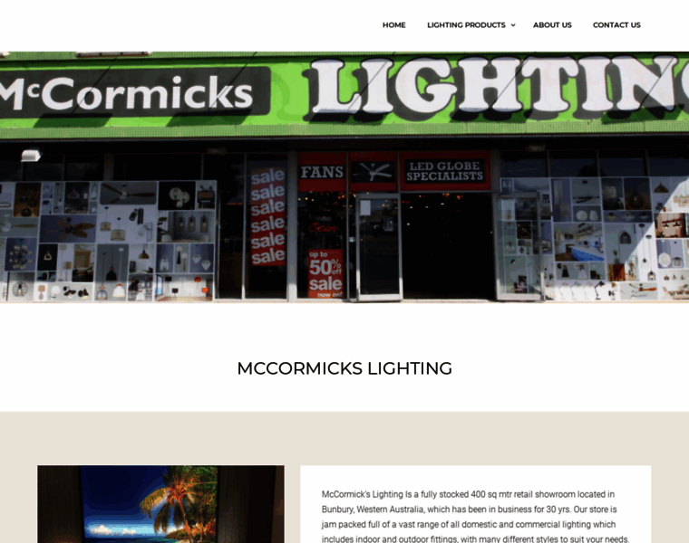 Mccormickslighting.com.au thumbnail