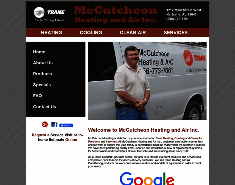 Mccutcheonac.com thumbnail