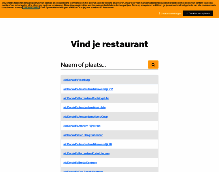 Mcdonaldsrestaurant.nl thumbnail