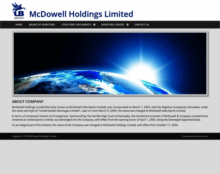 Mcdowellholdings.co.in thumbnail