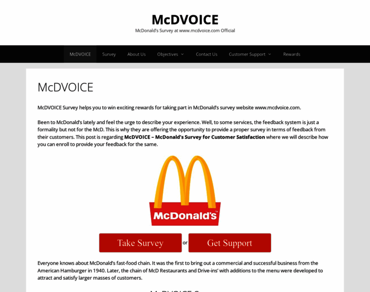 Mcdvoice.me thumbnail
