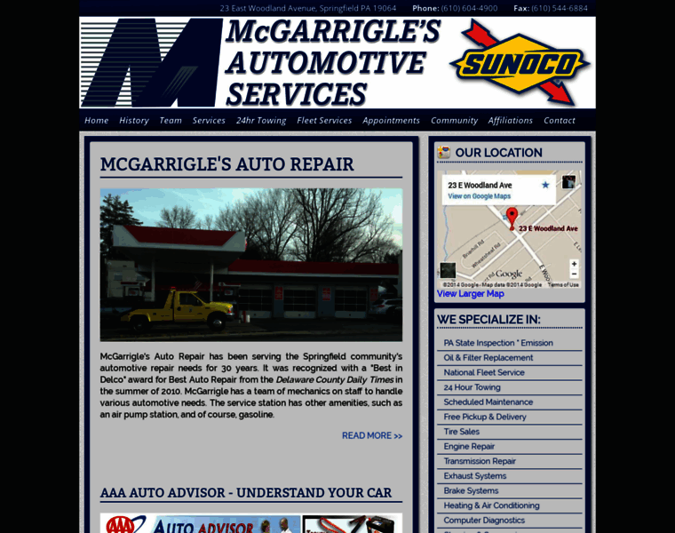Mcgarriglesautomotive.com thumbnail