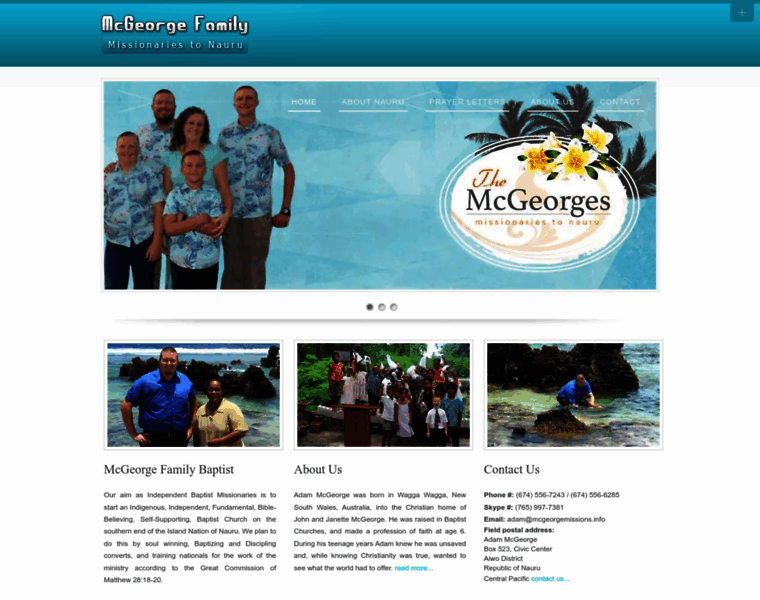 Mcgeorgemissions.info thumbnail