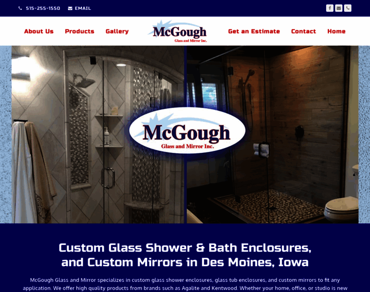 Mcgoughglass.com thumbnail