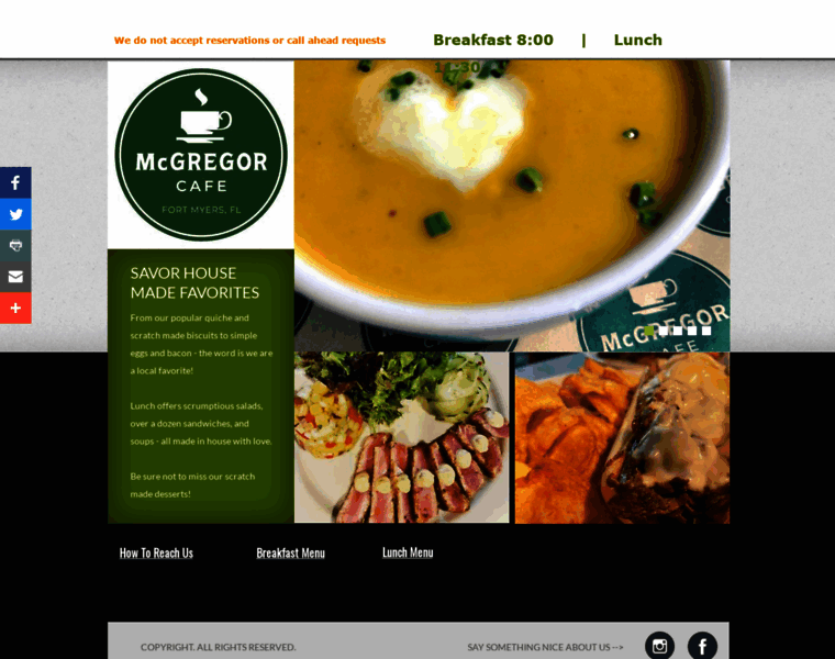 Mcgregorcafe.com thumbnail