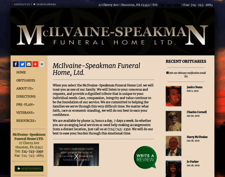 Mcilvaine-speakman.com thumbnail
