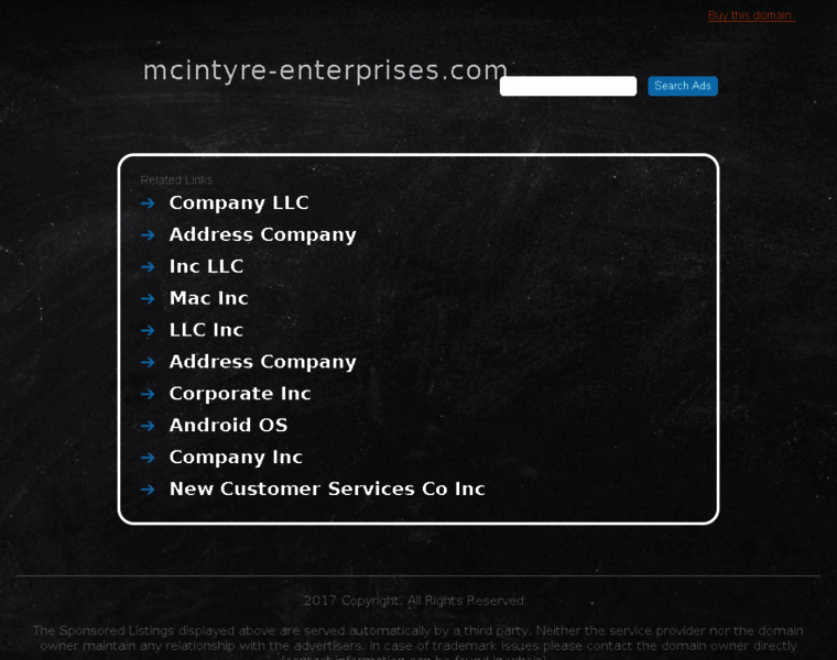 Mcintyre-enterprises.com thumbnail