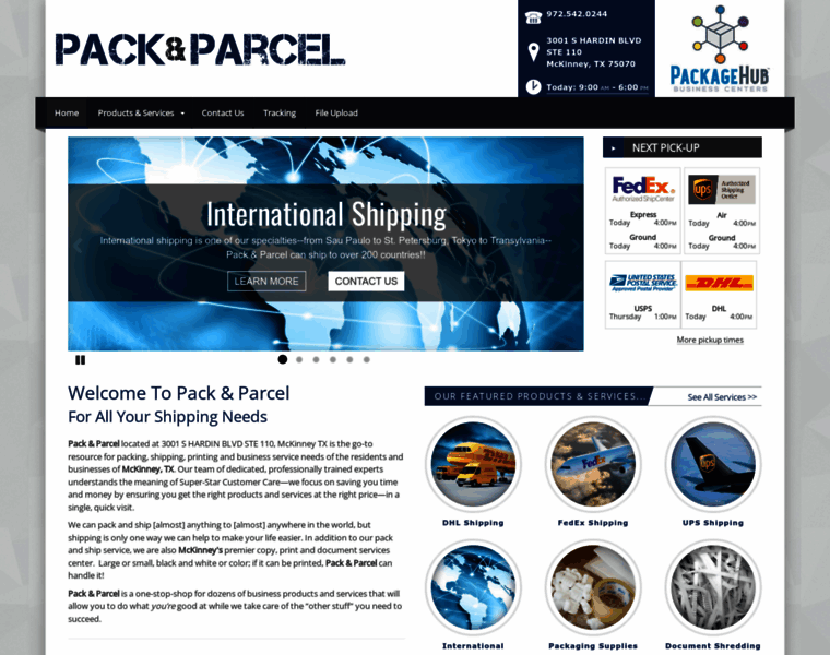 Mckinneypackandparcel.com thumbnail