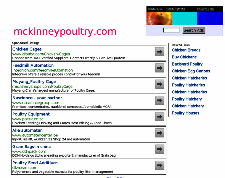 Mckinneypoultry.com thumbnail