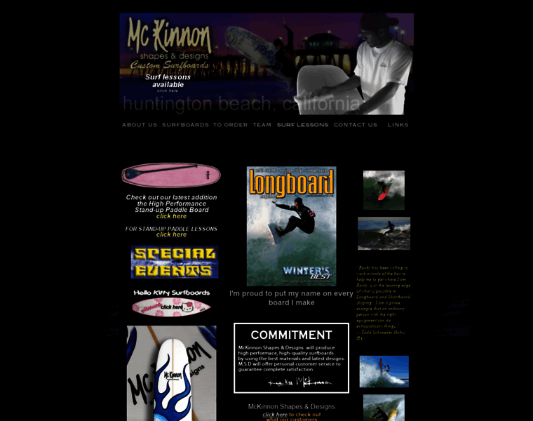 Mckinnonsurfboards.com thumbnail