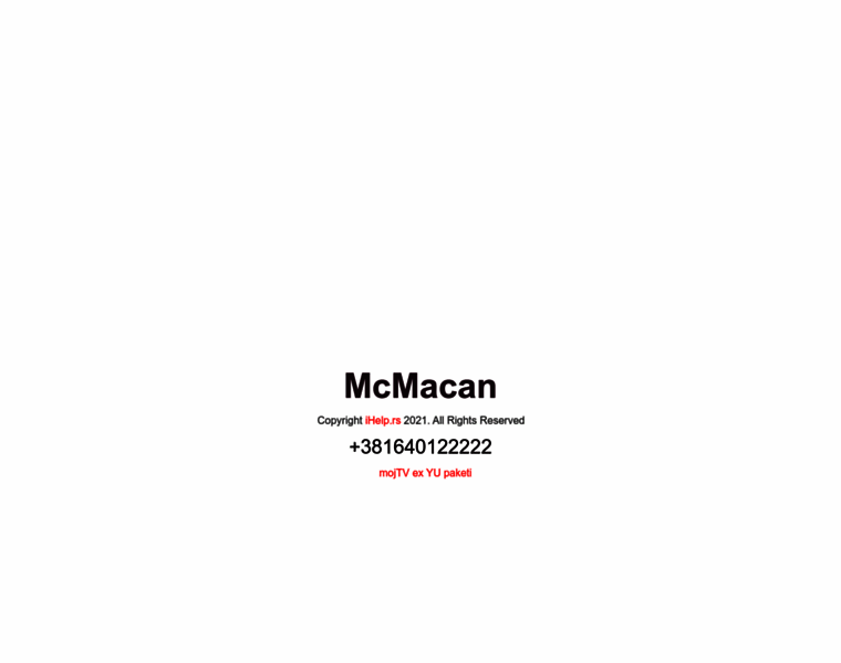 Mcmacan.com thumbnail